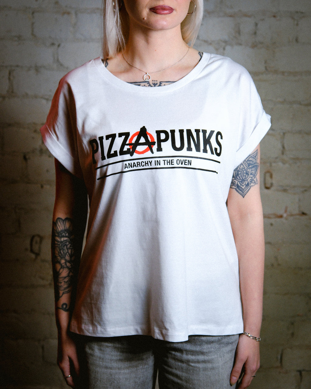 Women's Short Rolled Sleeved T-shirt OG Design